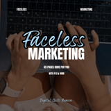 Faceless Marketing Guide With Master Resell RightsDiscover the ultimate guide to mastering the art of faceless marketing with our comprehensive ebook! Perfect for entrepreneurs who value privacy, this 65-page guide is designed to help you build and grow a