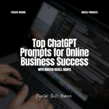 Top ChatGPT Prompts for Online Business SuccessThis 41-page guide is meticulously crafted to boost your online business. Whether you're looking to enhance your social media presence, streamline content creation, engage customers more effectively, or optim